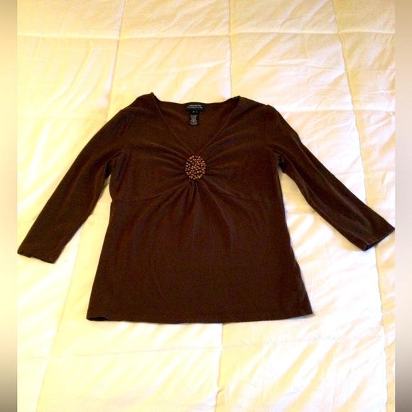 Jones New York Tops - Jones New York/women’s brown knit top size S